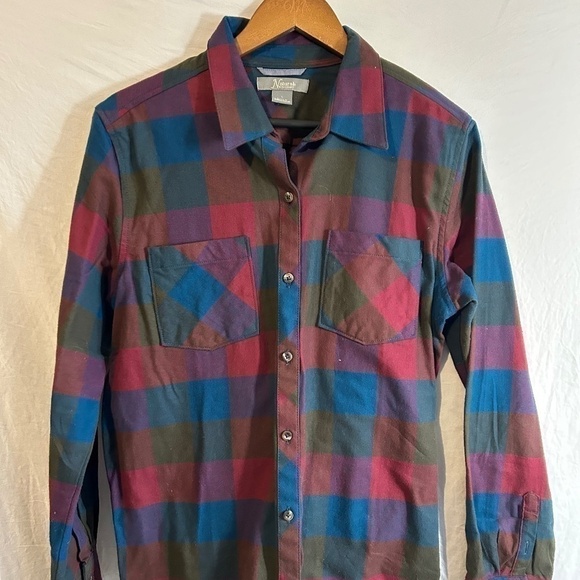 Natural Reflections Mens Flannel Shirt Size Large - Picture 1 of 4